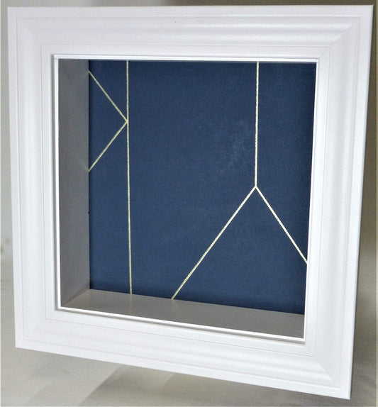 Blue with Gold Strip