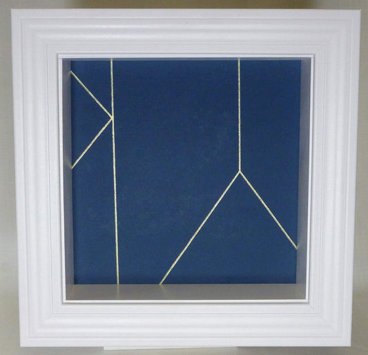 Blue with Gold Strip